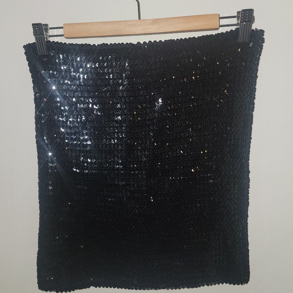 La Vie En Rose Sequin "tube" top